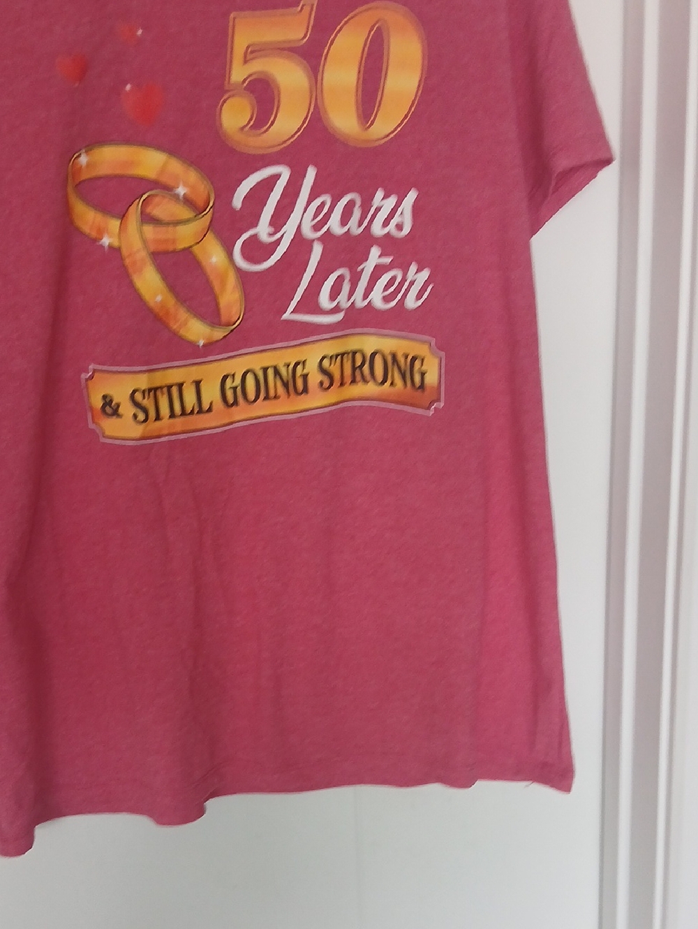 50 Years Later 'Still Going Strong' Red Graphic Tee - Picture 3 of 3